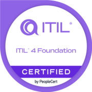 ITIL 4 Foundation certification badge